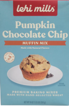 LEHI MILLS 'Pumpkin Chocolate Chip' Muffin Mix Backmischung 510 gr